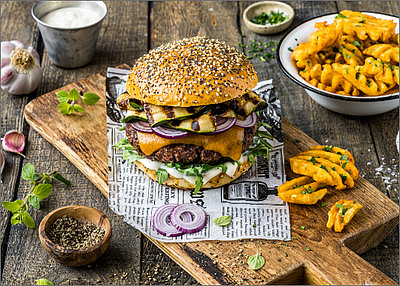 Lammfilet auf Möhrenpasta