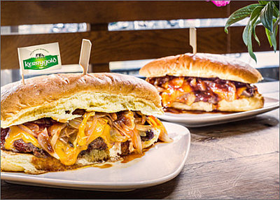 Steak n Cheese Kerrygold Burger